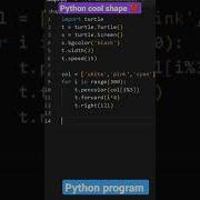 New Amazing Design In Python Short Shorts New Programming Video Reels Status Pattern Coding