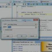 Oracle JDeveloper Introducing Parameters Using Refactoring