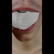 ASMR Lump Of Powdered SUGAR Eating Sounds Shorts