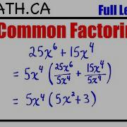 Common Factoring Full Lesson Math 10 Jensenmath Ca