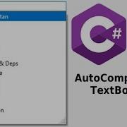 How To Create AutoComplete TextBox In C