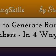 How To Generate Random Numbers In Java Coding Skills