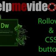 Dreamweaver CC Rollover CSS Buttons