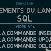 SQL Language Video 4 INSERT UPDATE DELETE