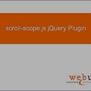 Scroll Scope Js JQuery Plugin
