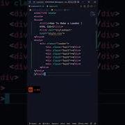 Make A Loader Bar Loader HTML CSS THINHPHAM Shorts