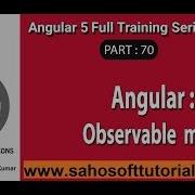 Observable Map Part 70 Angular 5 Full Training In Hindi Observable Map In Angular