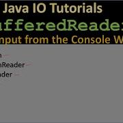 Read Keyboard Input Via BufferedReader IO Chaining Java IO Tutorials 07