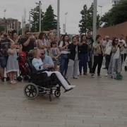 Flash Mob Singing Just The Way You Are On Anniversary HD