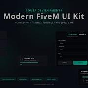 Sousa Developments Ui V2 Modern FiveM UI System Notifications Menus Dialogs More
