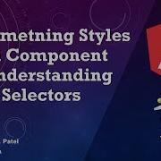 Styling Angular Component Using Inline Style And Template Understanding Selectors
