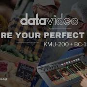 4K Touchscreen Streaming Switcher By POV CAM Datavideo KMU 200 With BC 15P