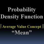 Mean Probability Density Function Average Wait Time Application
