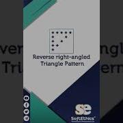 Reverse Right Angled Triangle Pattern Program Code Pattern Program In Less Than A Minute Shorts