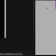 React Native Reanimated WithDecay