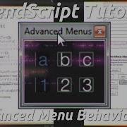 Adobe Scripting Tutorial Advanced Menu Behaviour