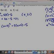 Evaluating Functions Example 1
