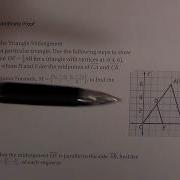 Triangle Properties Midsegment Coordinate Proof