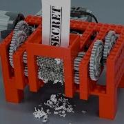 Shredding Paper With Lego Gears Ver 2
