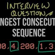 Amazon Interview Question Longest Consecutive Sequence LeetCode 128
