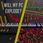 Black MIDI But Every Note Spawns A Physics Object 4k 60fps Ray Traced