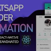 WhatsApp Profile Header Animation Using Reanimated React Native