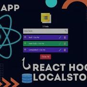 React Todo App With Hooks And Local Storage Create Edit Delete Todos