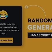 Random Joke Generator HTML CSS Javascript