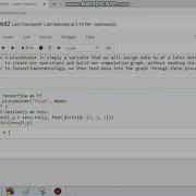 Tensorflow Placeholder In Tensorflow Tf Placeholder