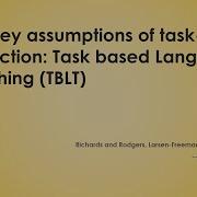 The Key Assumptions Of Task Based Instruction Task Based Language Teaching TBLT