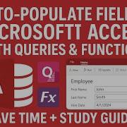 Enter One Value Fill Three Fields Automatically Microsoft Access Macros