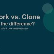 Git Fork и Git Clone в чем разница
