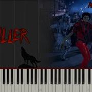 Michael Jackson Thriller Piano Tutorial