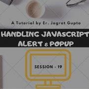 Handling JavaScript Alert And Popup Selenium WebDriver Session 19