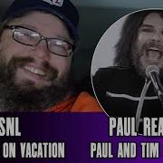 SNL Готический парень на каникулах Реакция Пол и Тим что то вытворяют