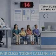 HPC Wireless Token Number Calling System Demo Queue Management System For Clinics Banks