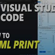 Visual Studio Code HTML How To Print