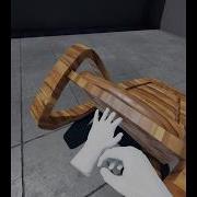 Wood Chair Made Of Rubber NVIDIA PhysX Leap Motion Interaction