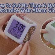 Setup Tutorial Sublimation Glowing Led Color Change Digital Alarm Clock