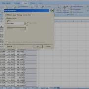Excel Tutorial Data Validation