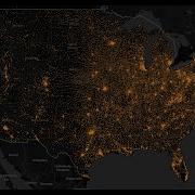 Maps4Kids Maps All 43 000 United States Zip Codes Like Fireflies Across The Land