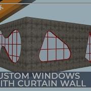 How To Create Custom Windows With Curtain Wall In ARCHICAD