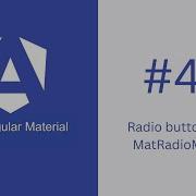 Radio Buttons With MatRadioModule