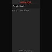 Best C Pattern Program Tutorial Video Youtubeshorts C Pattern Program Codewriter07