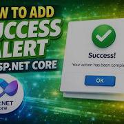 How To Add Sweet Alert In ASP NET Core SweetAlert Success Message Tutorial