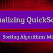 Visualizing QuickSort W Colors