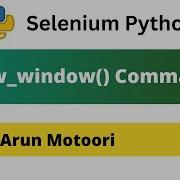Using New Window Command In Selenium Python Selenium Python