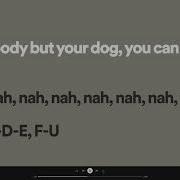 GAYLE Abcdefu Spotify Lyrics