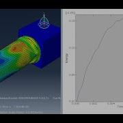 Abaqus Explicit Crash Impact Cylinder Tube