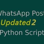 Whatsapp Automation Updated 2 Using Python